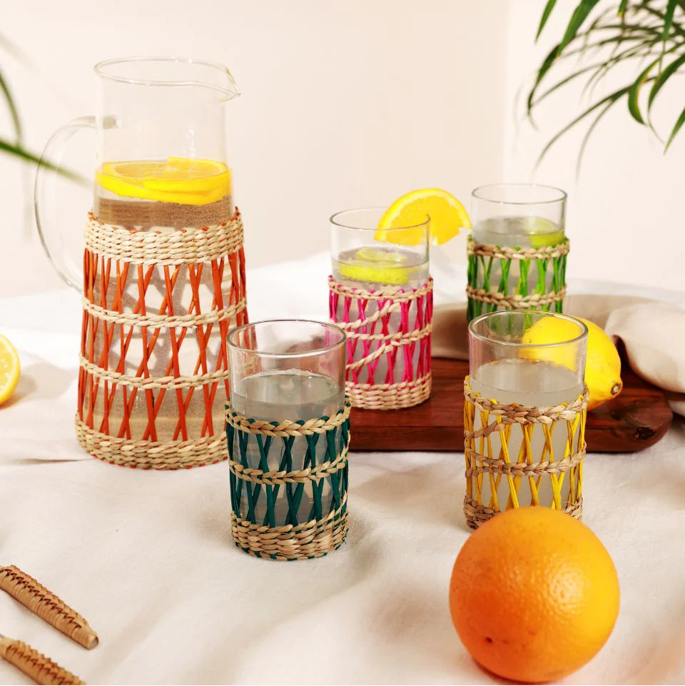 Lemonade Jug + Glasses Set