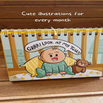 From Cradle to Cake: Baby Record Calendar
