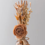 Autumn Ember Floral Arrangement with Vase