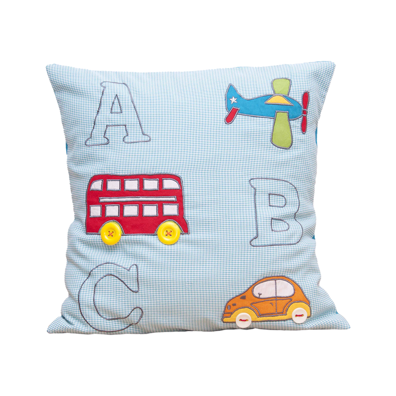 ABC Car Rocket Cushion Cover