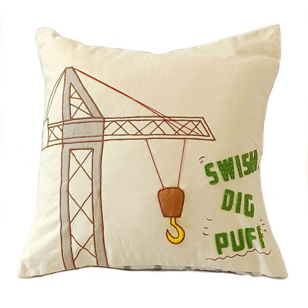 Swish Dig Puff Cushion Cover