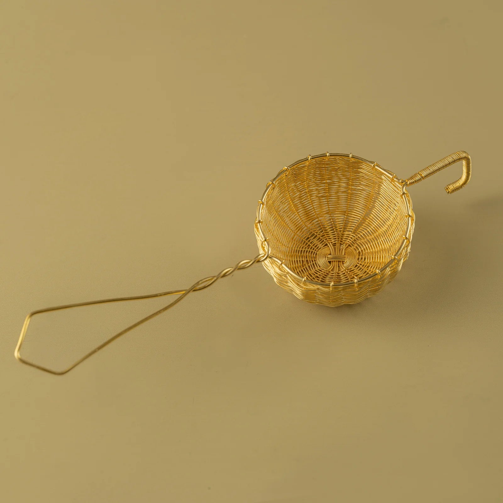 Sunheri Channi – Handcrafted Brass Tea Strainer