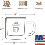 Heat Resistant Double Wall Glass Mug - Personalised