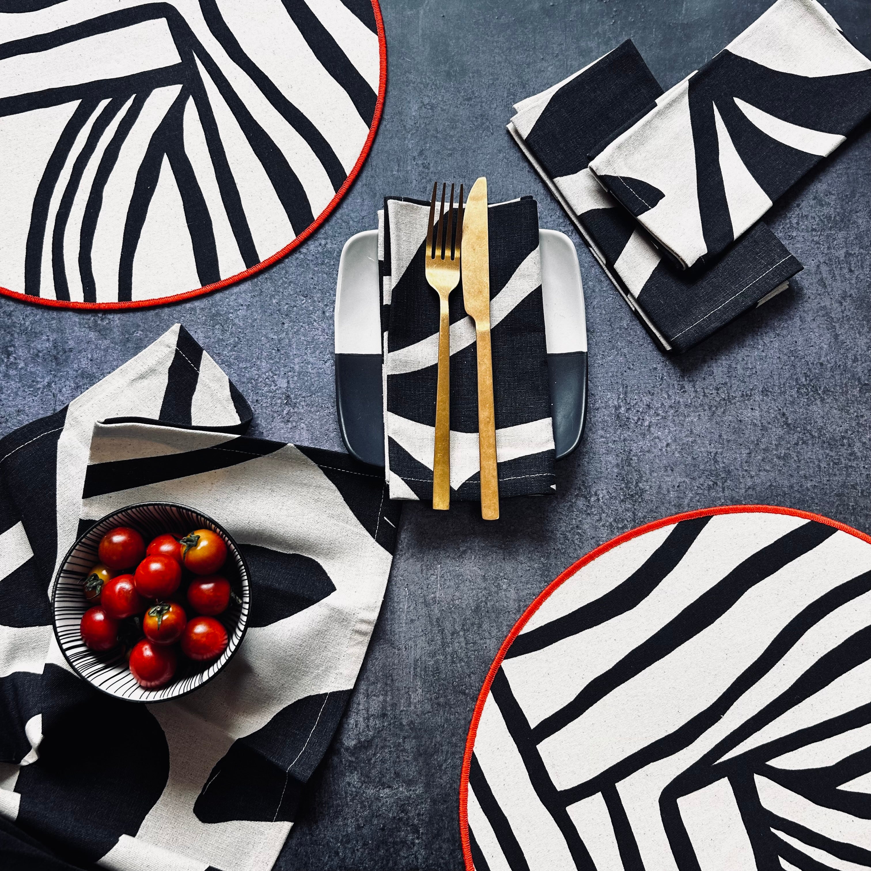 Dino Cotton Napkins Set of 4 - The Style Salad