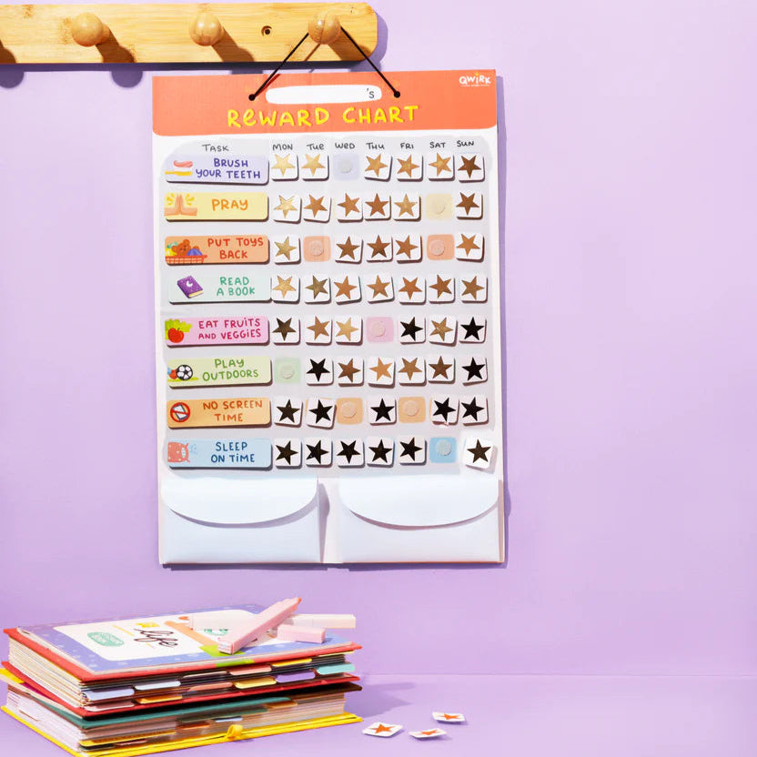 Reward Chart - Cutomizable, Detachable & Motivational System for Kids