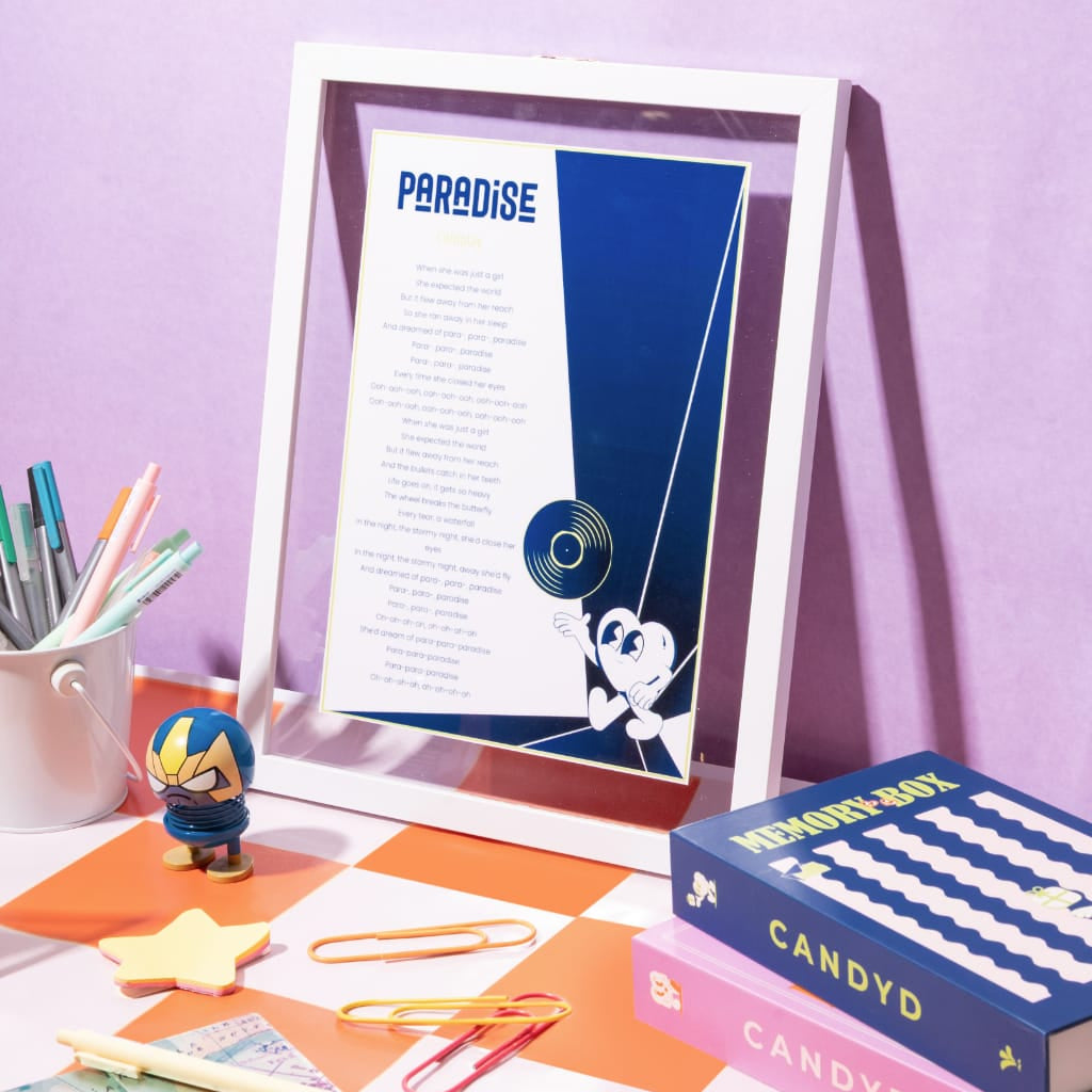 Record on a Wall - Memory Frame