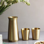Brass Jug & Tumblers Set