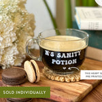 Sanity Potion Mug :Personalised Alphabet
