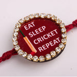 Eat Sleep Cricket Repeat Rakhi