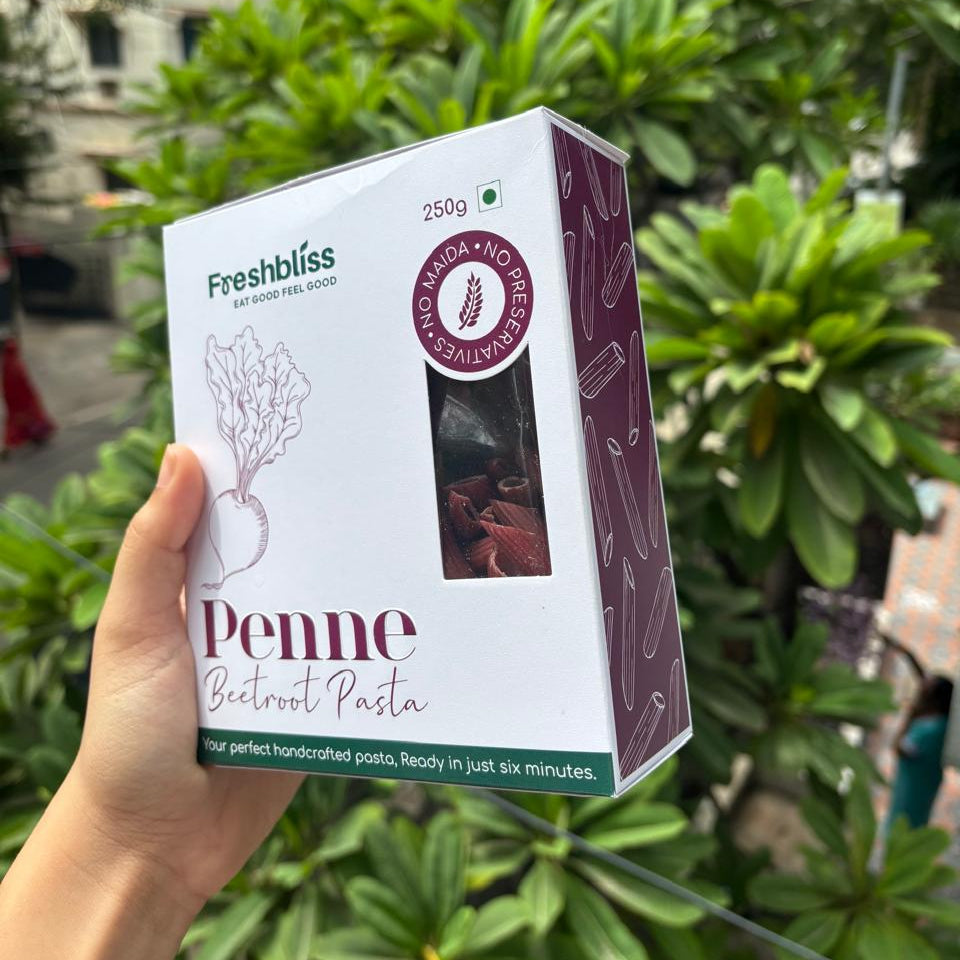 Beetroot Penne Pasta