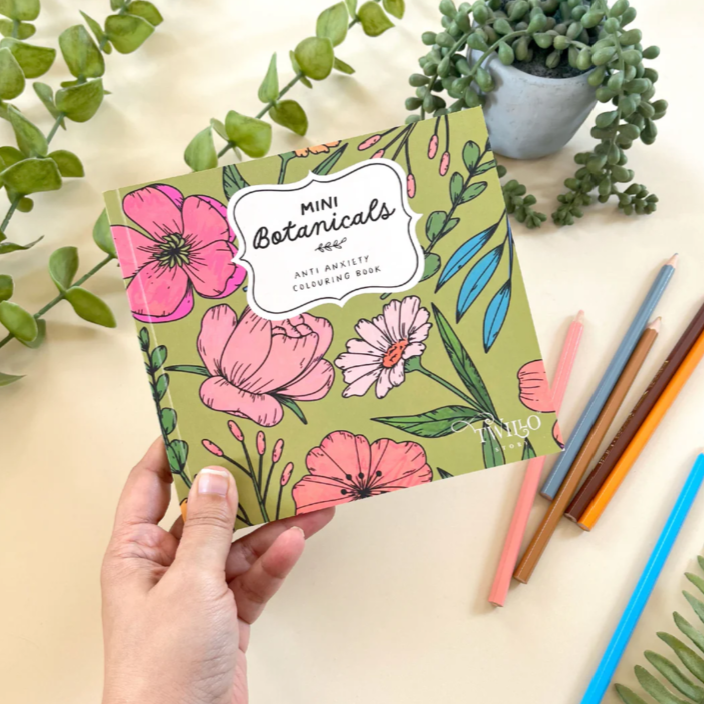 Mini colouring book journal