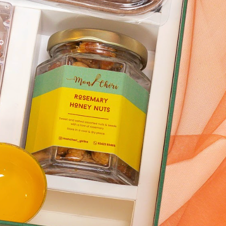 Rosemary Honey Nuts Jar