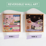Self Care - Healing - Reversible Affirmation Wall Print