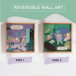 Step Out - Have Fun - Reversible Affirmation Wall Print