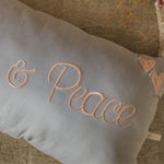 Embroidered Bolster Pillow Personalised
