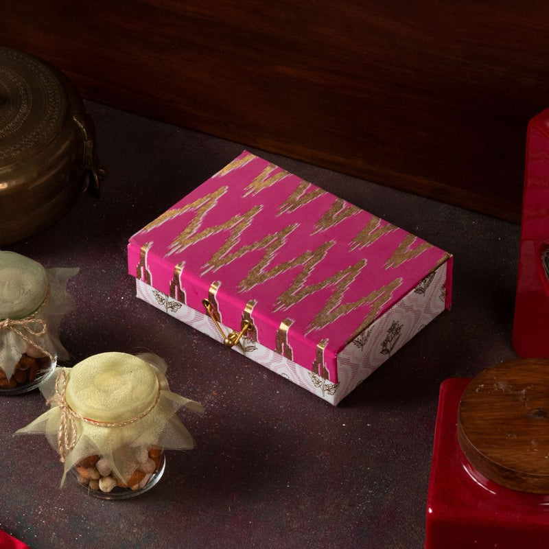 Ikat Pink Small Gift Box