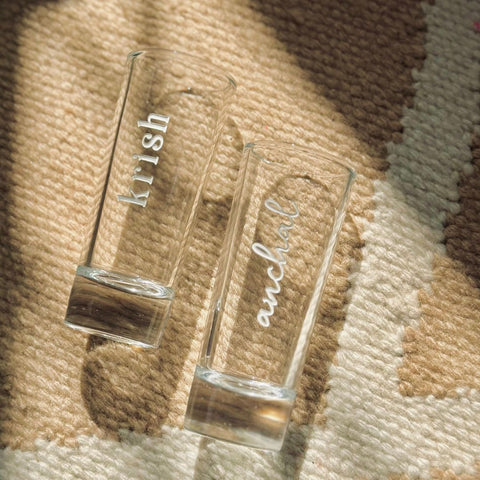 Engraved Artisan Shot Glasses