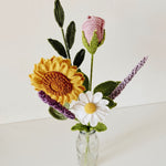 Crochet Sunflower Bouquet