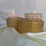 Pearl Tea-light Holder