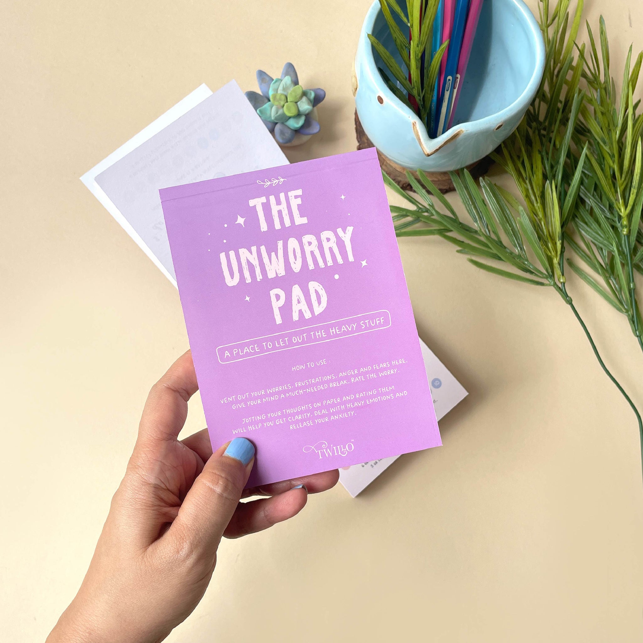 Unworry Pad: Journal to Stop Overthinking