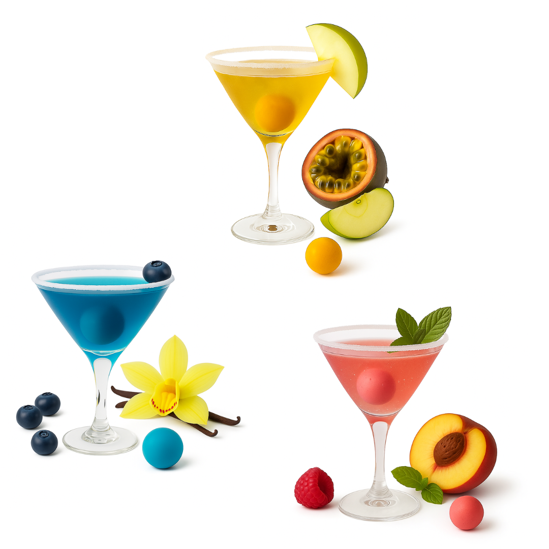 Fruity Pop Drop Drink Fizz: Assorted Pack of 3