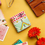 Pastel Embroidered Wallet