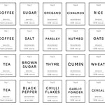 Pantry Stickers Personalized