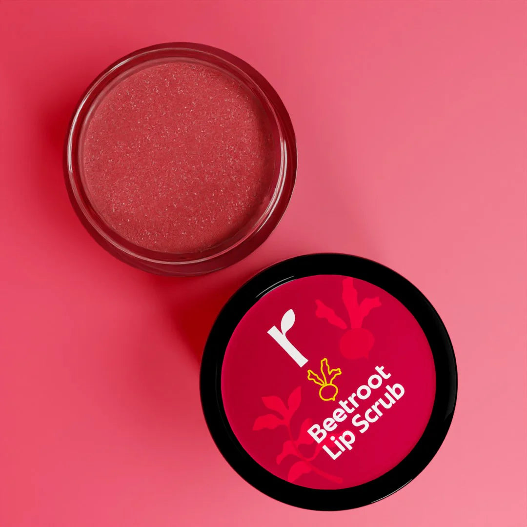 Beetroot lip scrub