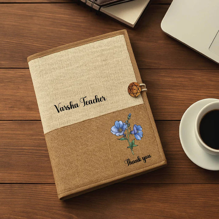 Personalised Jute Folder