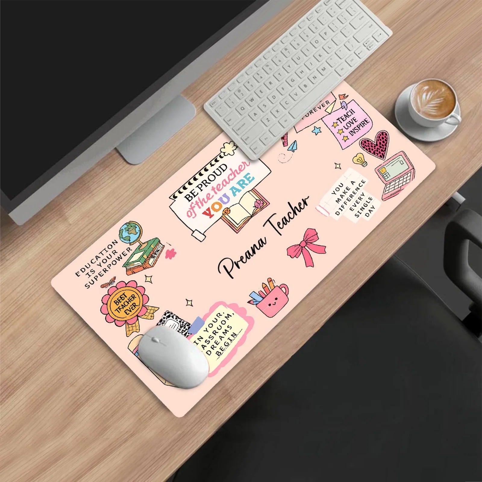 Personalised Desk Mat for Teachers