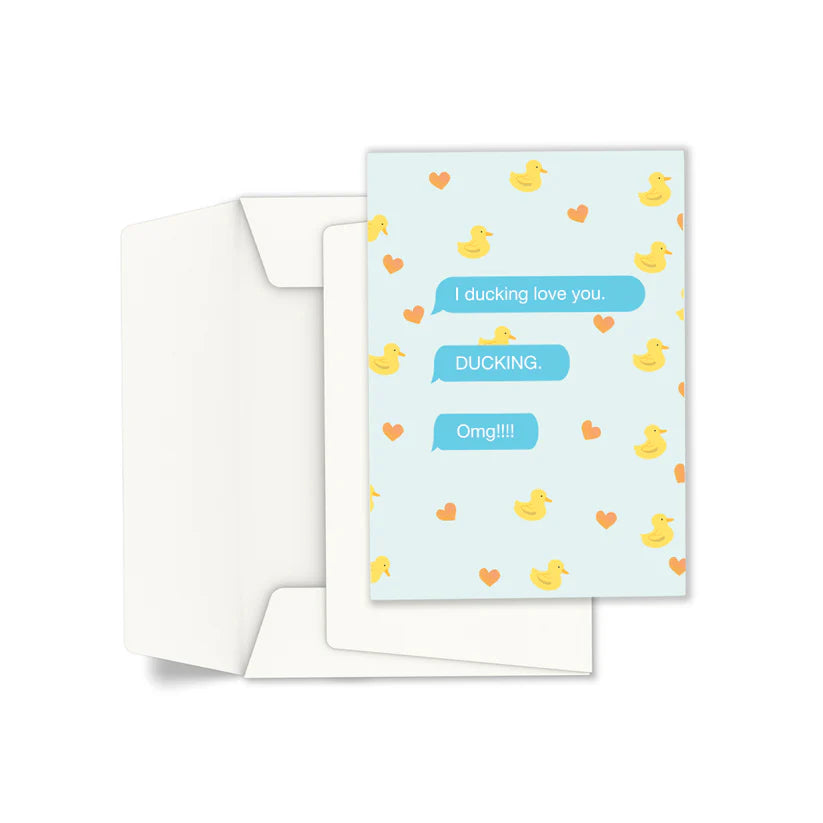 Ducking Greeting Card