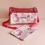 Personalised Swim Bag With Wet Pouch