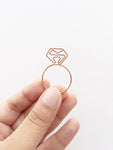 Diamond Ring Paper Clips