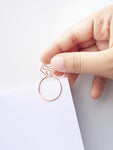 Diamond Ring Paper Clips
