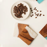 Square Acacia Wood Coasters
