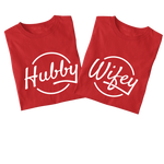 Hubby Wifey Couples T-shirt