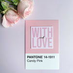 With Love Thank You Note Cards - Personalised
