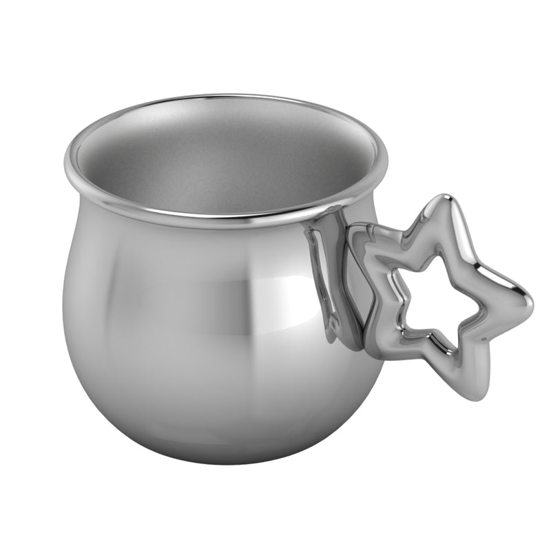 Silver Plated Star Baby Cup