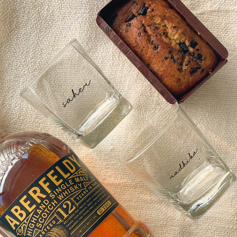 Personalised Whiskey Glasses - The Style Salad