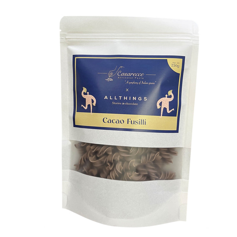 Cacao Fusilli Dry Pasta
