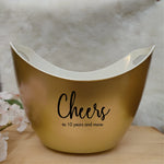 Wine Glass + Chilling Bucket Gift Set - Customised