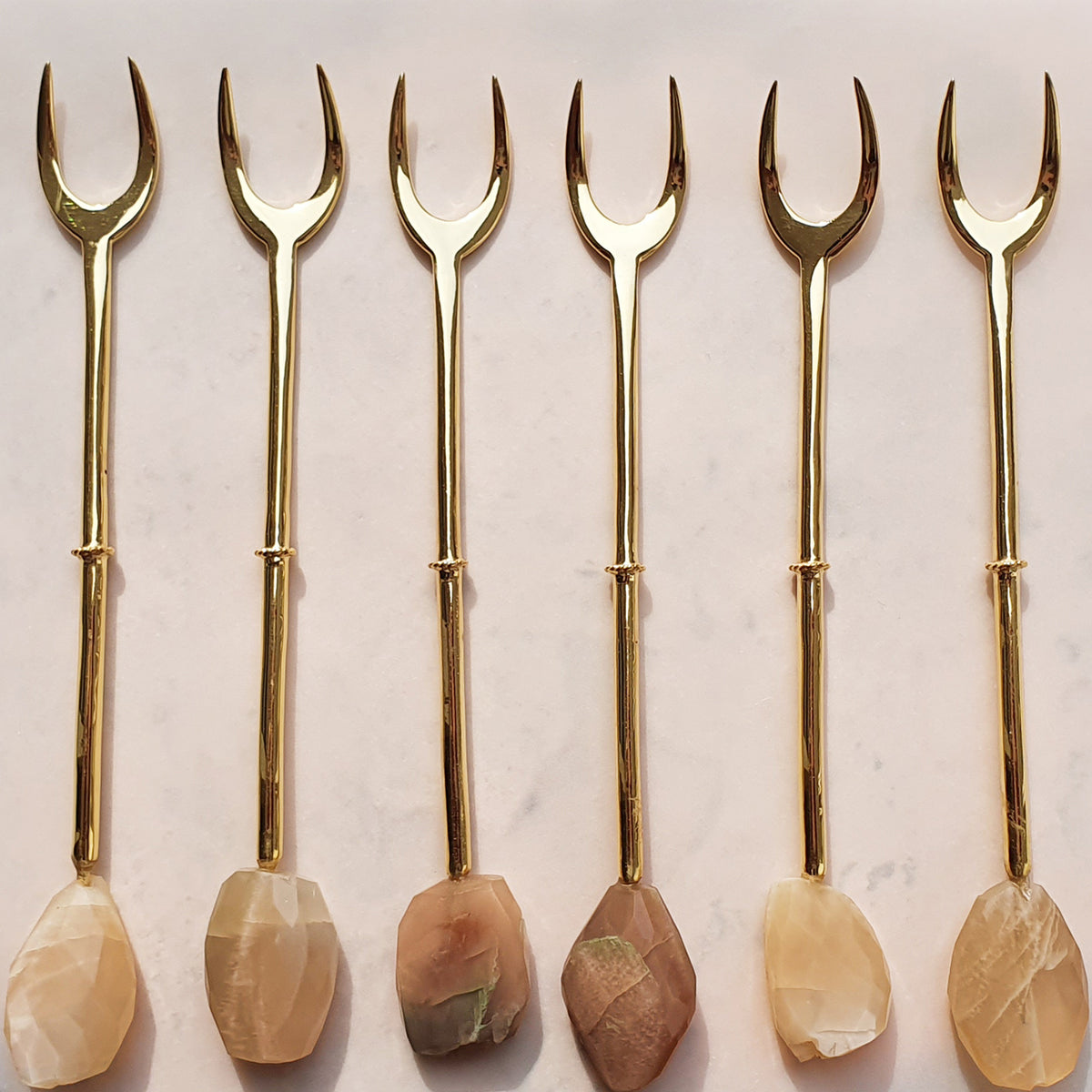 Multi Moonstone Forks