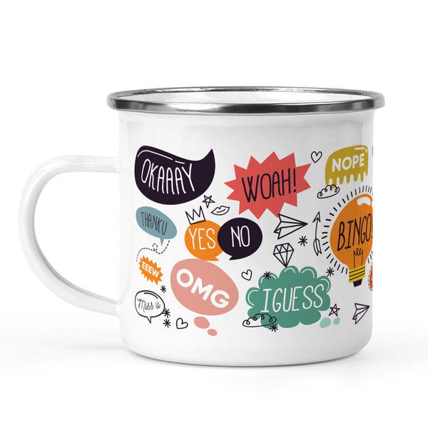 Stainless Steel Enamel Mug