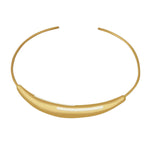Aurelia White Enamel Gold Neckpiece