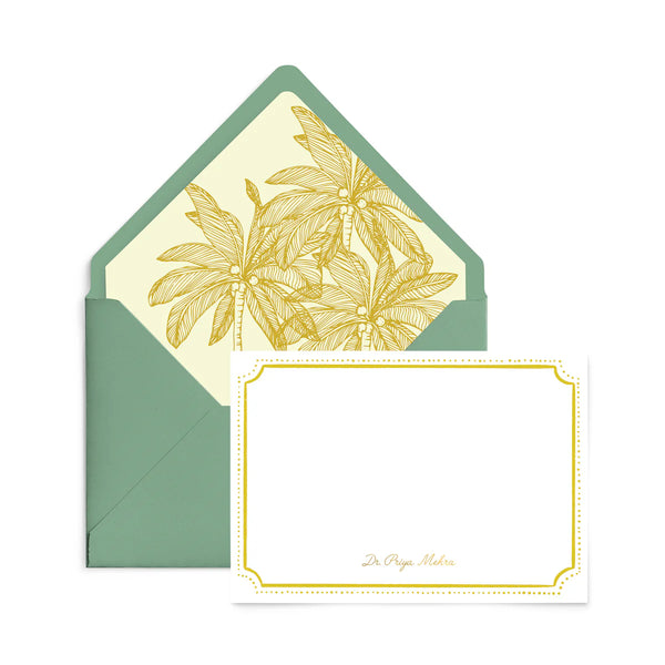 Tropical Notecards Set Personalised