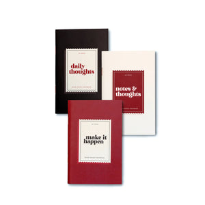 Smoke & Roses Pocket Notebooks Set of 3