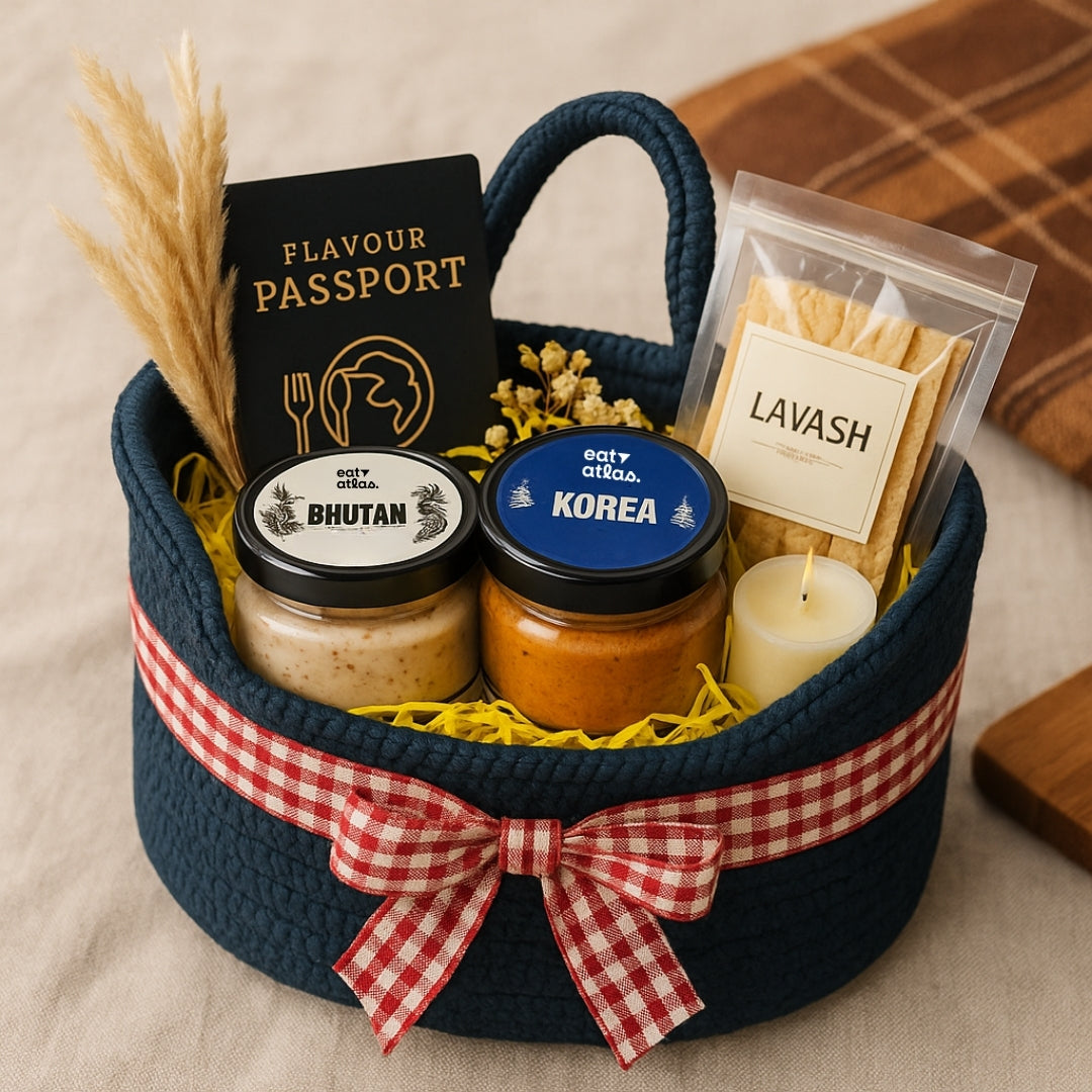 The Atlas Picnic- Chic Fabric Basket
