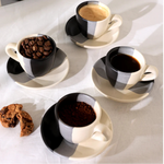 Yin Yang Espresso Cup & Saucer Set