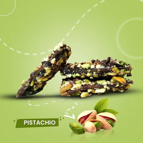 Pistachio Rocca Brittle Chocolate (Pack of 3)
