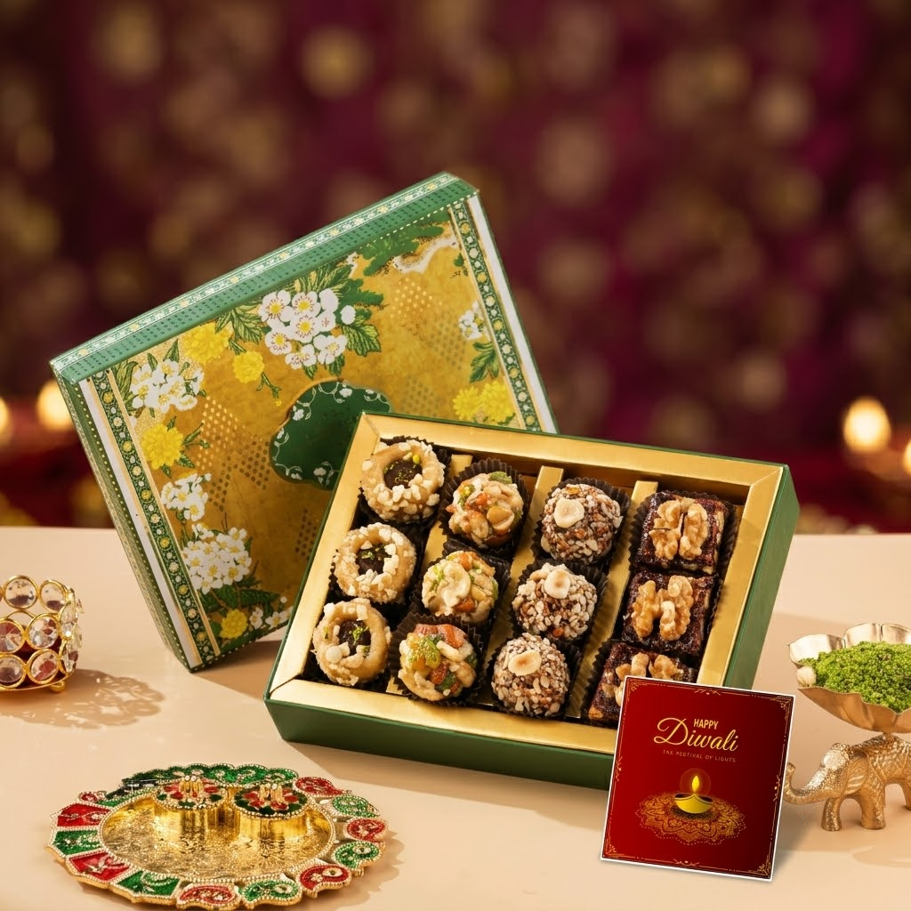 Kusum Indian Artistic Assorted Mithai Box